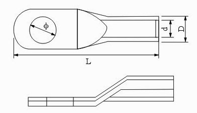 自鎖式尼龍扎帶生產(chǎn)廠家_AUS型接線端子外形圖